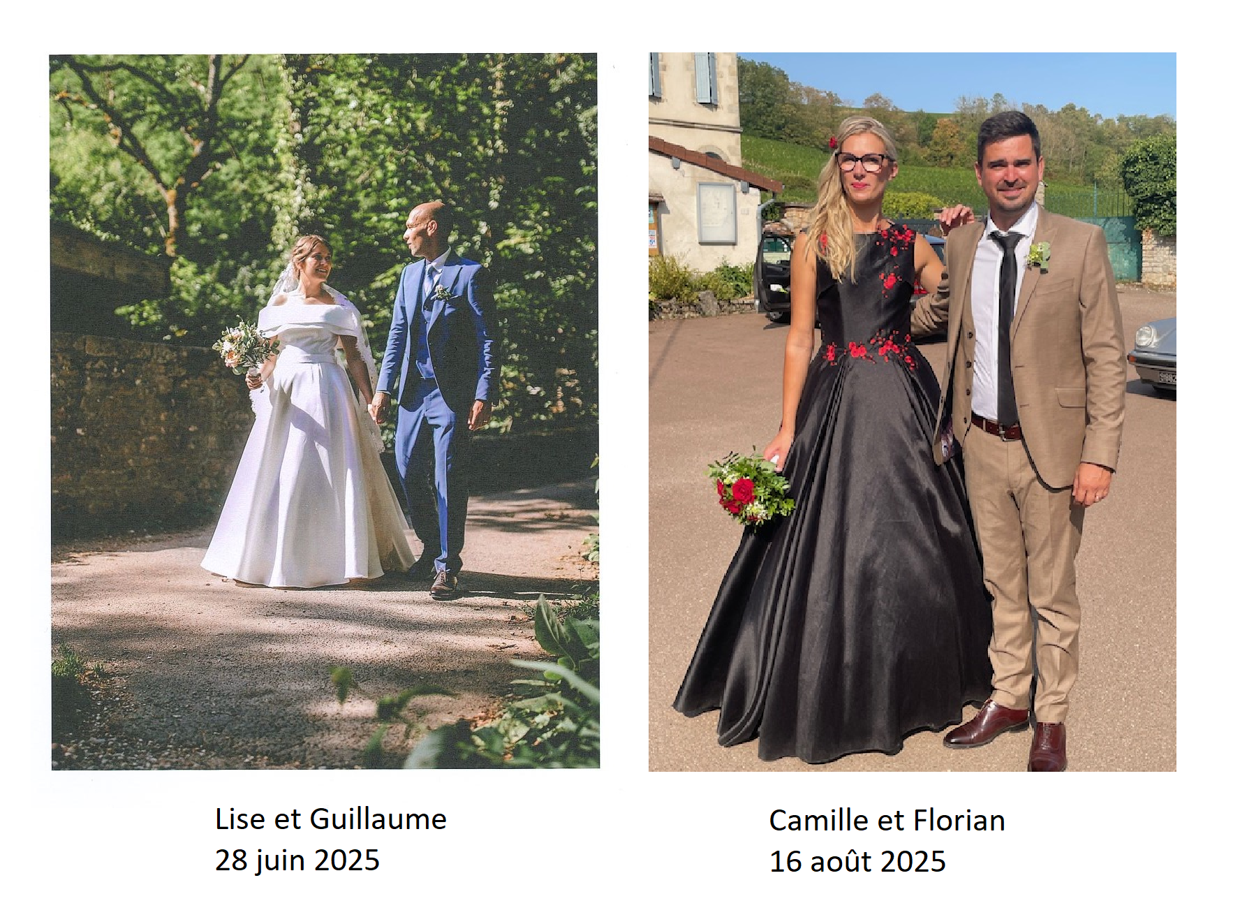 Nous avons eu 2 mariages cet été à Sampigny